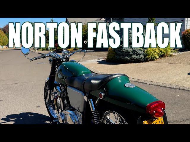 1968 Norton Commando Fastback in British Racing Green 