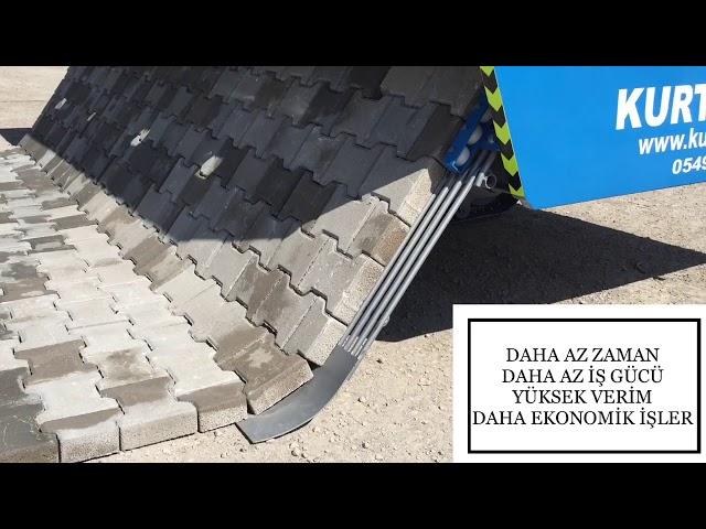 Kilit Parke Taşı Döşeme Makinası ( BIGWOLF BW 4200 )Parke Taşı Döşeme - Stone Paving Machine