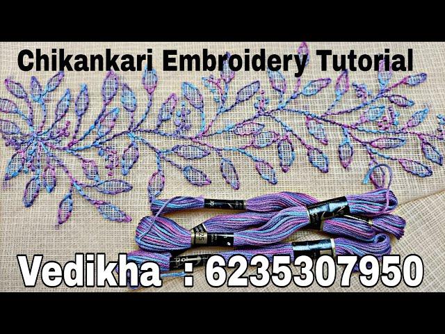 Chikankari Embroidery Tutorial | Net Kotta Saree for Daily Wear | Kotta Doria Sarees with Embroidery