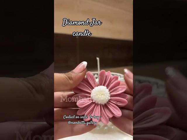 Diamond Jar candle #scentedcandles #candlebusiness #shortvideo #shorts #smallbusinesscandle #views