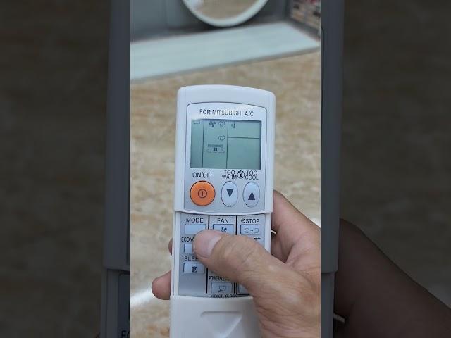 HƯỚNG DẪN CÁCH SỬ DỤNG  ĐIỀU KHIỂN TIẾNG ANH ĐỐI VỚI MÁY LẠNH MITSUBISHI