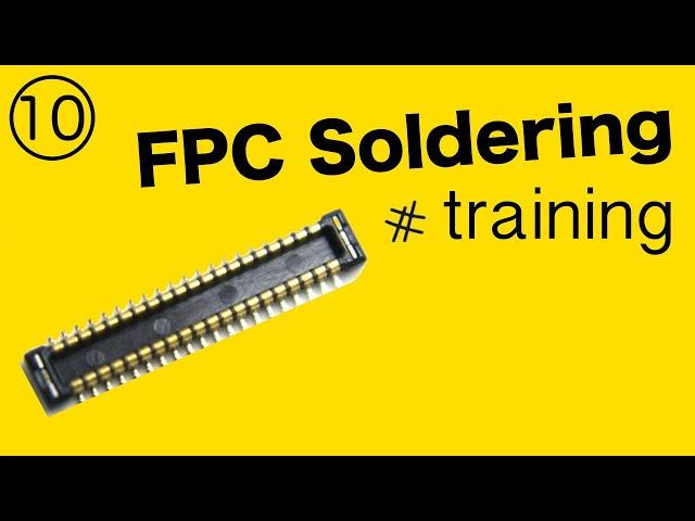 How to Solder  Desolder FPC Connector