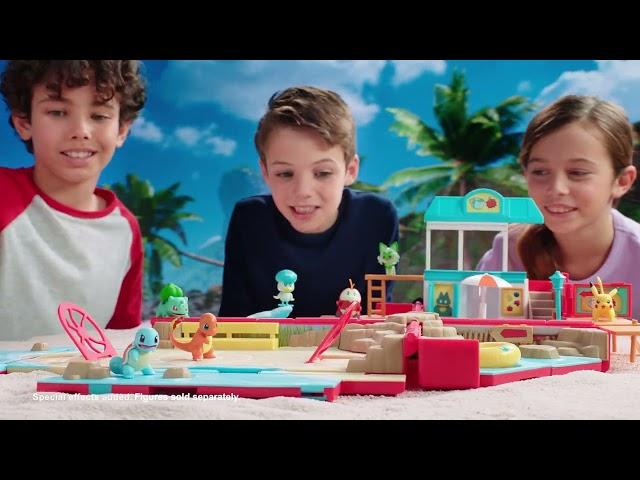 Pokémon Carry Case Beach Battle Playset TV Commercial | Jazwares