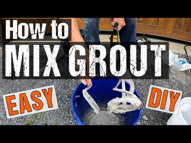 How to Mix Mapei Grout for Tile -- What Ratio to Use? It's an Easy DIY Project Using Mapei Keracolor