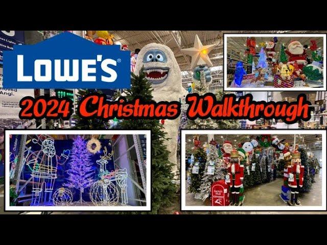 Lowes's NEW Christmas Decor 2024 Store Walkthrough (Awesome Decorations)