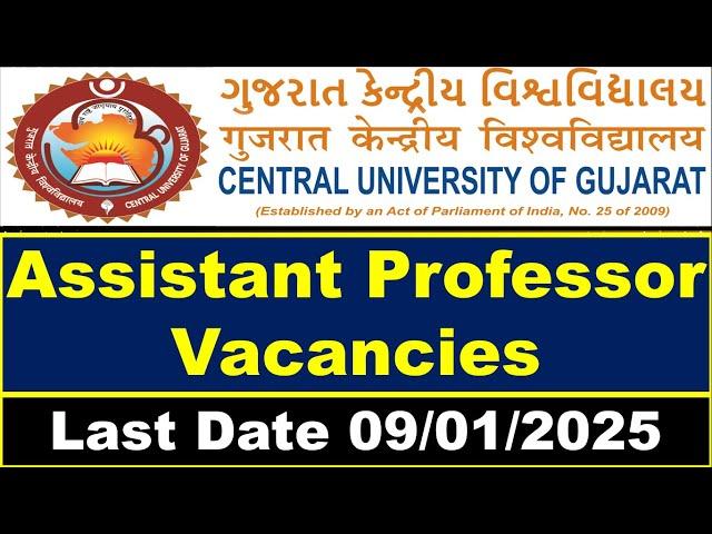 ASSISTANT PROFESSOR RECRUITMENT 2024 | ASSISTANT PROFESSOR NEW VACANCY OUT 2024 | Teaching Jobs 2024