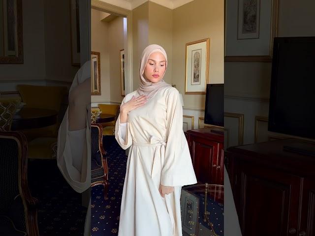 Styling A Classic Staple Dress ️ #elegantstyle #oldmoneyaesthetic #hijabfashion #hijabstyle