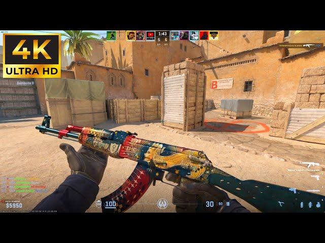 Counter Strike 2 Ranked Gameplay 4K (No Commentary)