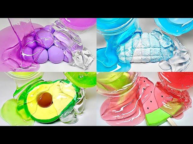 액괴+점토+수딩젤 파티 모음집2   / 구질구질 액괴 / satisfying slime video / 파티시리즈2 영상 중에 여러분의 최애는 무슨 영상인가요?!