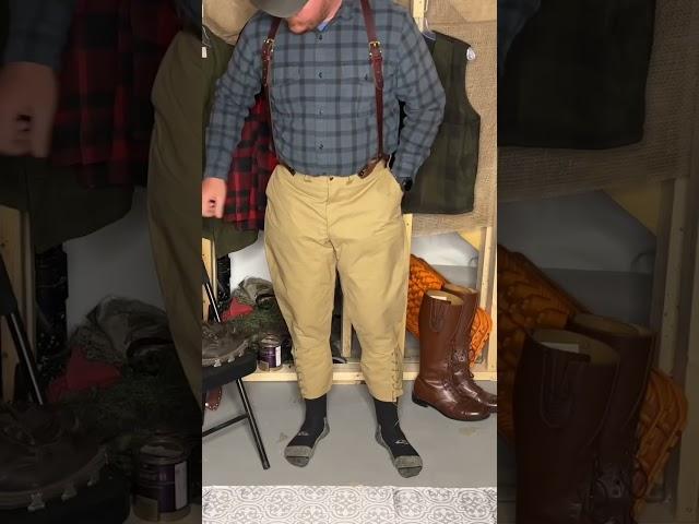 80 year old boots and 90 year old pants