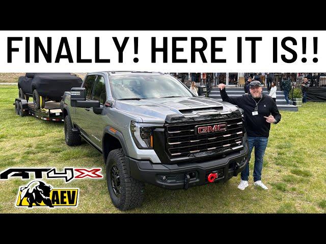 FIRST EVER- 2024 GMC SIERRA HD AT4X and AT4X AEV Edition!