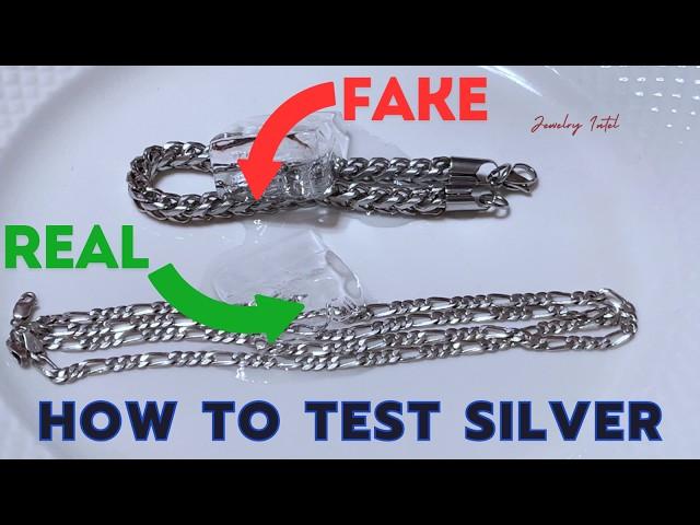 How to Test Silver At Home -  Real or  Fake (With Ice)