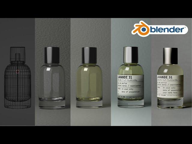 Product Design Tutorial with Blender:  Perfume Bottle