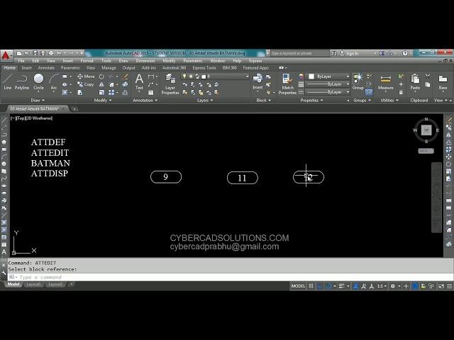 How to Create an Attribute Block in AutoCAD