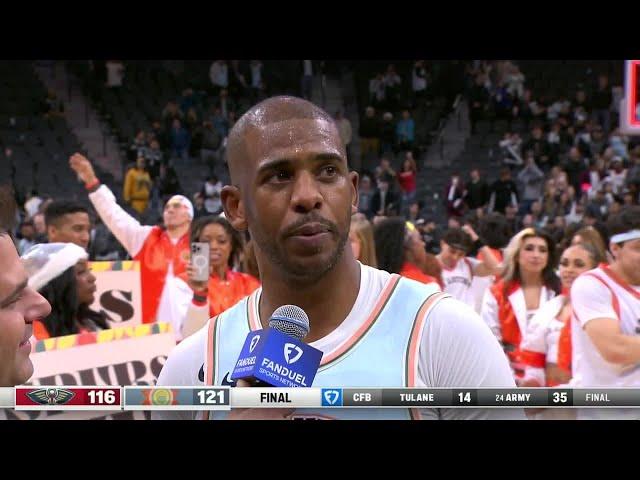 Chris Paul reacts to moving up to 2nd all-time in career assists | NBA on ESPN