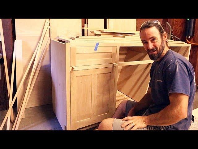 Ep 7: How to make Inset Doors and Inset Drawers / Build inset cabinet doors - DIY Kitchen Cabinets