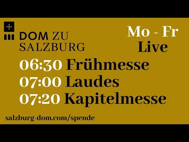 01.10.2024 | Gottesdienste aus dem Salzburger Dom