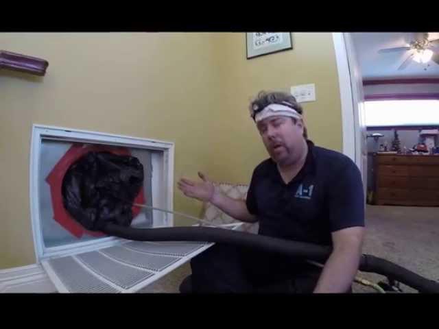 Full Air Duct Cleaning Demonstration - A1 Duct Cleaning - Orange County, CA