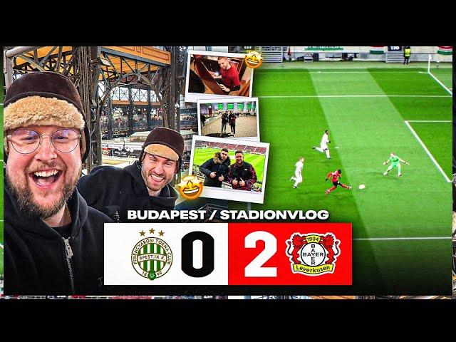 Unglaublicher TAG in BUDAPEST Ferencváros Budapest vs Bayer Leverkusen XXL Stadion Vlog ️