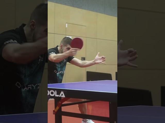 Short forehand - long backhand  #shorts #tabletennis