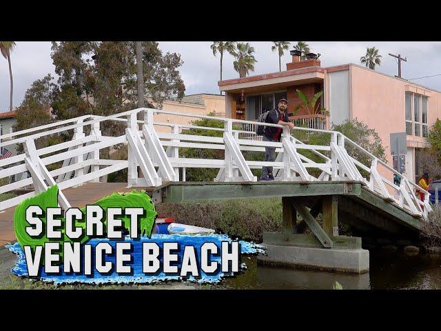 TOUR OF THE VENICE BEACH CANALS - The Most Hip Beach Area In Southern California