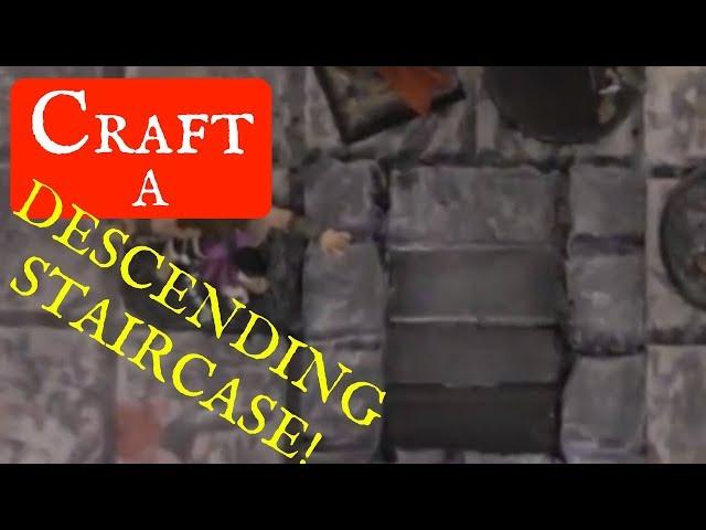 DungeonCraft #31: How to Make a Descending Staircase for D&D or Pathfinder