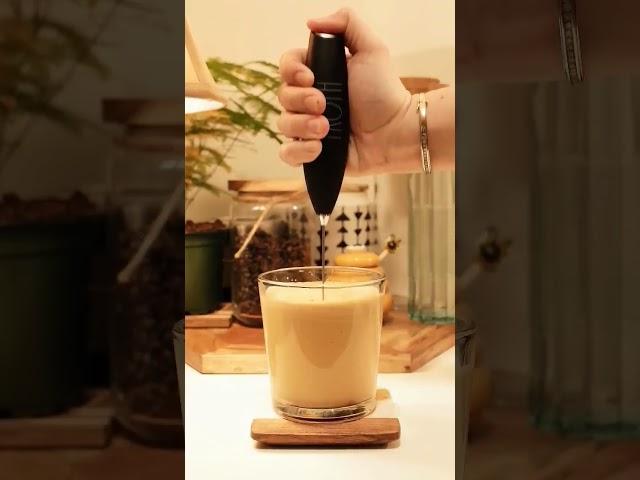 Iced Vanilla Cloud Coffee️. Recipe In The Discription #shortsvideo  #coffee