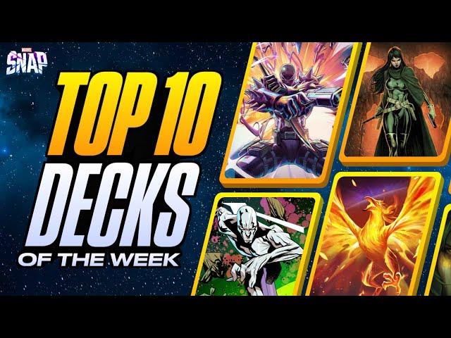 TOP 10 BEST DECKS IN MARVEL SNAP | Weekly Marvel Snap Meta Report #100