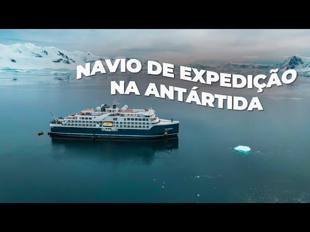 COMO É UM NAVIO DE EXPEDIÇÃO NA ANTÁRTIDA? | Rodrigo Ruas