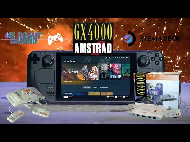 Steam Deck - Amstrad GX4000 Emulation