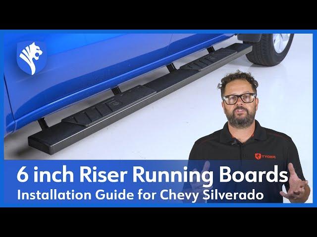 ULTRA-WIDE 6 inch Tyger Riser Running Board Steps | Install Guide