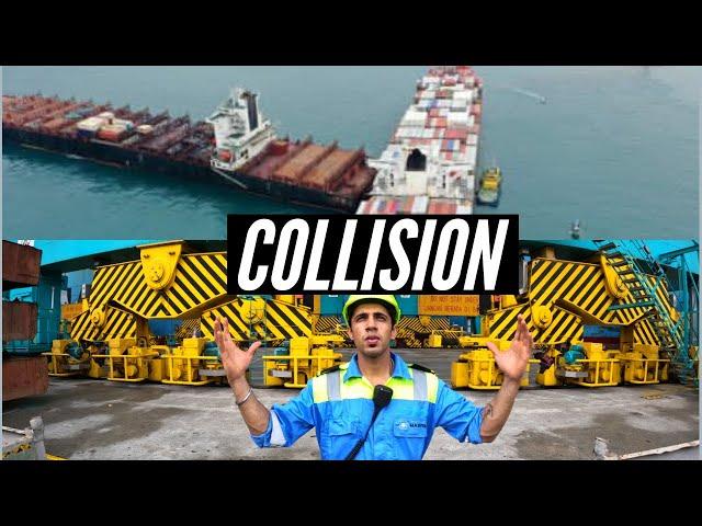 COLLISION Of 2 Big Ships Captured LIVE On Camera