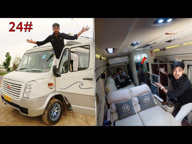 Living in luxury Caravan for 24 hours!!