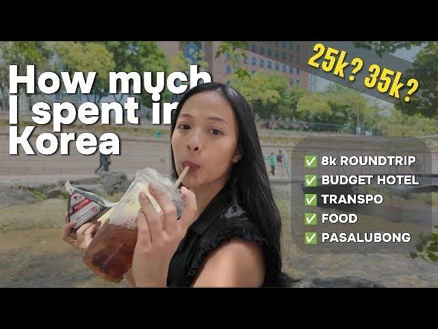 My Budget for 5 days in South Korea (Solo Trip!)