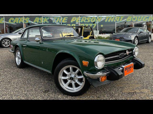 BRIANS AUTO CENTER: 1976 Triumph TR6 With Overdrive