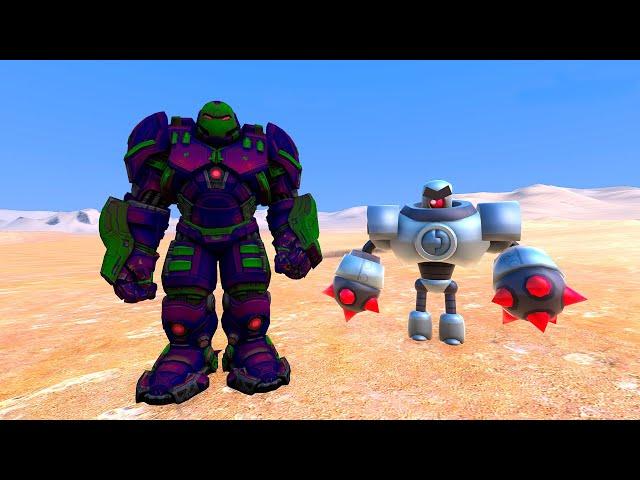 Hulkbuster vs Patron Robot