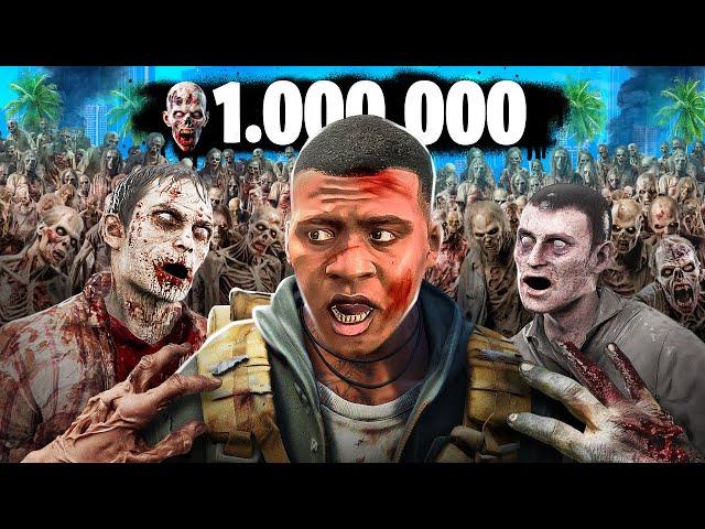 I Survived Against 1.000.000 ZOMBIES for 24 Hours in GTA 5!