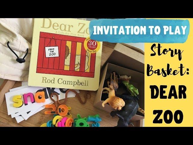 Invitation to Play:  Dear Zoo Story Basket