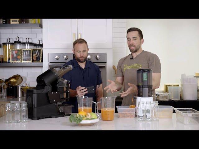 Cold Press vs Masticating Juicer - Goodnature Hummingbird vs Nama J2