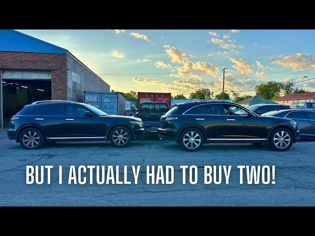 I bought an Infiniti FX45 at auction