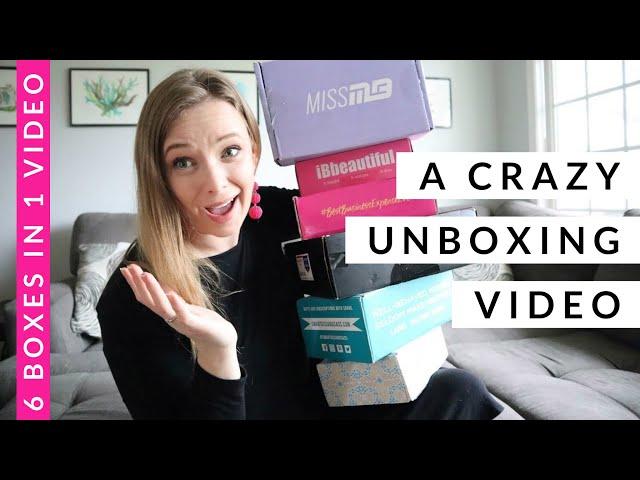 A Year of Boxes Mass Unboxing Video