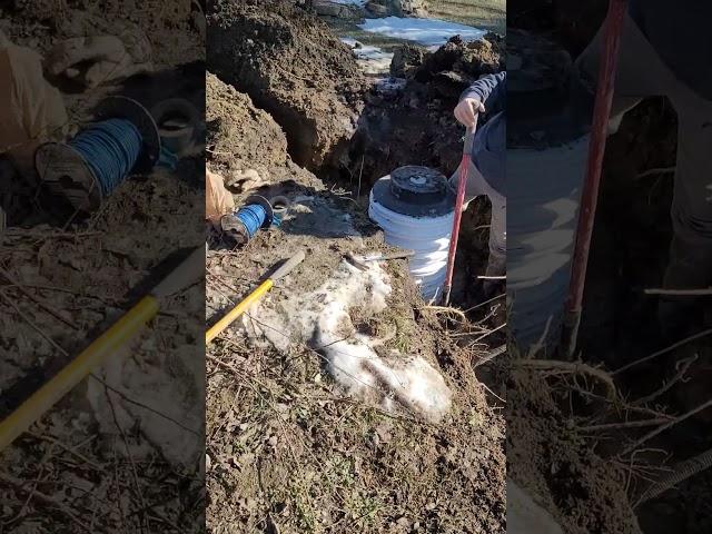 A new customer getting delicious  staunton water.. #cityworker #staunton #midwest #plumbing #illinoi