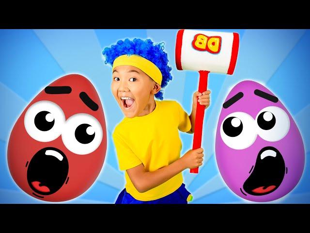 Let's See What's Inside the Surprise Egg with Mini DB! | D Billions Kids Songs