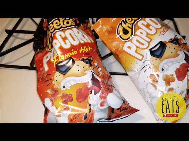 #Cheetos Flamin' Hot & Cheddar Popcorn (Taste Test/Review)| trbeardeeEATS