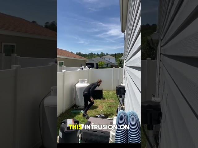 Intruder Alert: Cowardly HOA Member Caught Red-handed