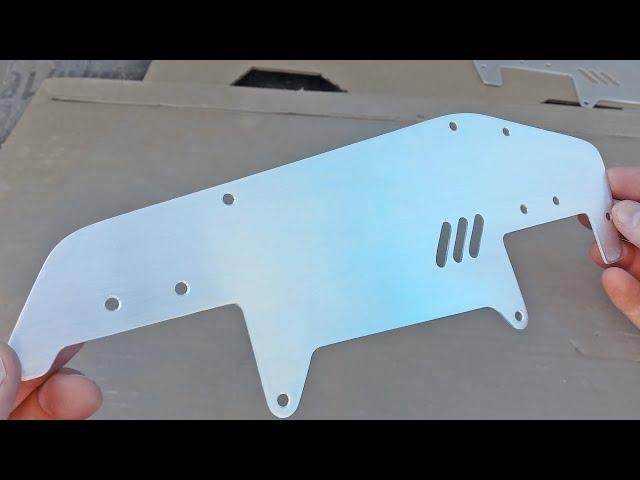 Hand cut aluminum part