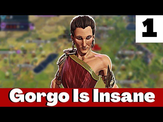 This INCREDIBLE Civ 6 Deity Hoplite Strategy Is Unstoppable - Gorgo Is OP