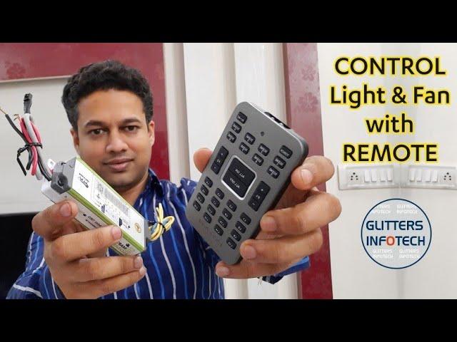 Remote Control Switch for Light & Fan | Escozor Home Automation | remote control switch board