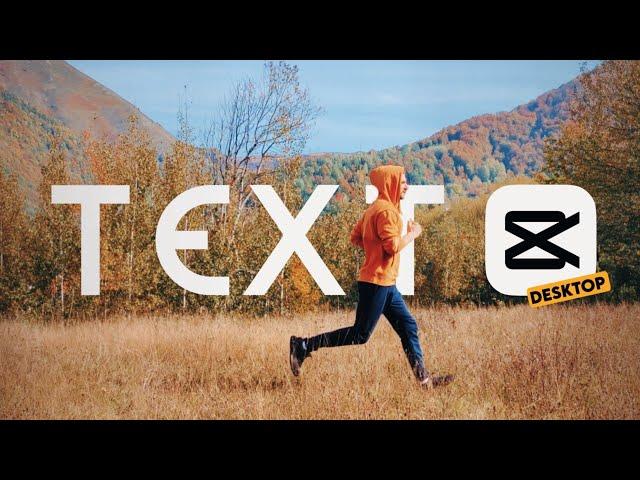 Text Behind Person Effect | CapCut Desktop Tutorial