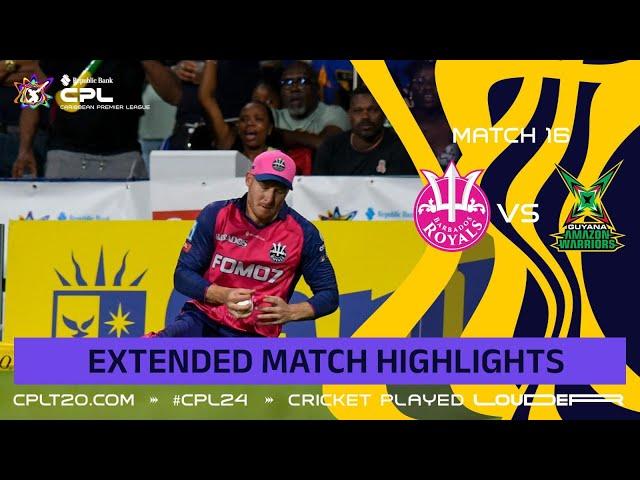 Extended Highlights | Barbados Royals vs Guyana Amazon Warriors | CPL 2024